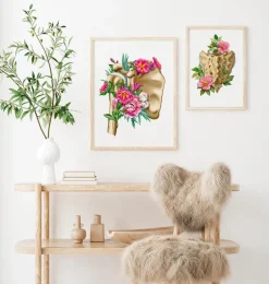 Anatomie de l'épaule - Floral - Blanc-Codex Anatomicus Discount
