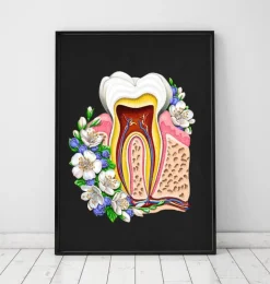 Anatomie dentaire II - Floral - Noir-Codex Anatomicus New