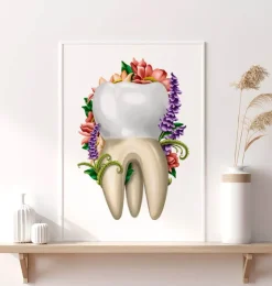 Anatomie dentaire IV - Floral - Blanc-Codex Anatomicus Sale