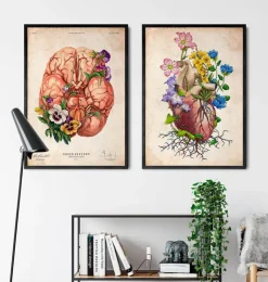 Anatomie du coeur floral I - Vieux papiers-Codex Anatomicus Outlet