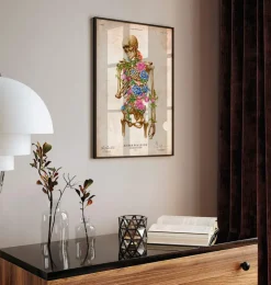 Anatomie du squelette II - Floral - Vintage-Codex Anatomicus Sale