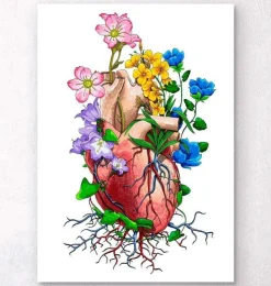 Coeur avec fleurs-Codex Anatomicus Online