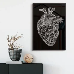 Coeur géométrique minimal - Noir-Codex Anatomicus Online