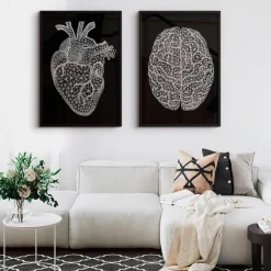Coeur géométrique minimal - Noir-Codex Anatomicus Online