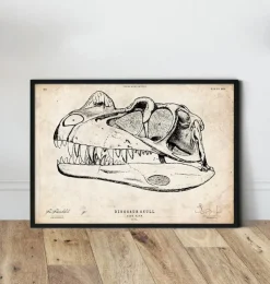 Crâne de dinosaure-Codex Anatomicus Hot