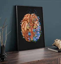 Démence - Floral - Noir-Codex Anatomicus New