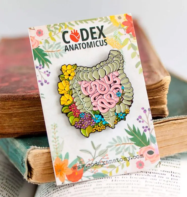 Estomac avec des fleurs - Pins-Codex Anatomicus Best