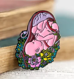 Foetus avec des fleurs - Pins-Codex Anatomicus Best