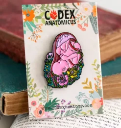 Foetus avec des fleurs - Pins-Codex Anatomicus Best