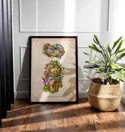 Lésion méniscale - Floral - Vintage-Codex Anatomicus Hot