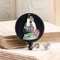 Microscope - Porte-badge rétractable-Codex Anatomicus Hot