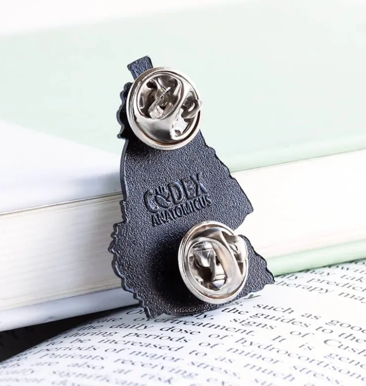 Microscope avec fleurs - Pins-Codex Anatomicus Sale