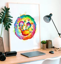 Neutrophile - Aquarelle-Codex Anatomicus New