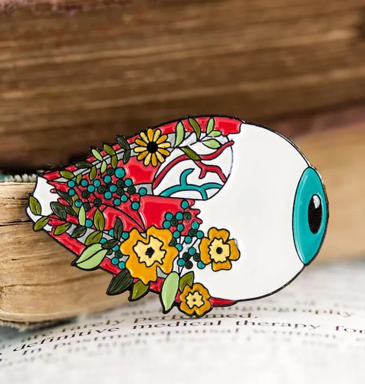 Oeil avec fleurs - Pins-Codex Anatomicus New
