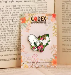 Os pelvien avec fleurs - Pins-Codex Anatomicus New