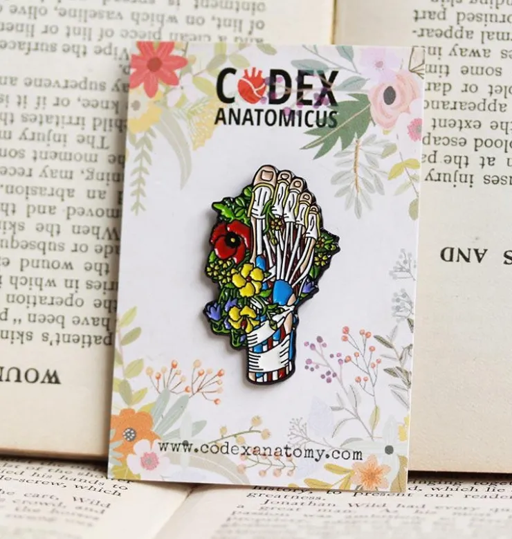 Pied avec fleurs - Pins-Codex Anatomicus Clearance
