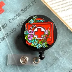 Premiers secours Porte-badge rétractable-Codex Anatomicus Online