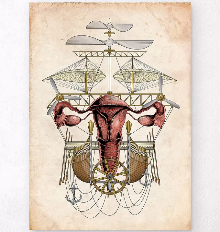 Steampunk utérus-Codex Anatomicus Hot