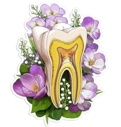 Sticker d'anatomie de la mâchoire - Floral-Codex Anatomicus Discount