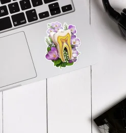 Sticker d'anatomie de la mâchoire - Floral-Codex Anatomicus Discount