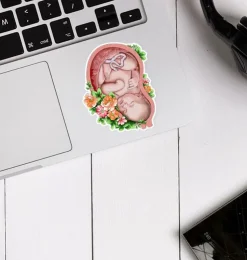 Sticker d'anatomie utérine - Floral-Codex Anatomicus Discount