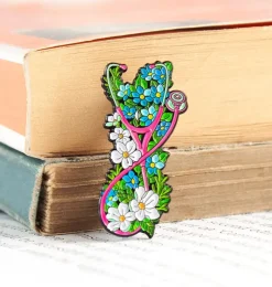 Stéthoscope avec fleurs - Pins-Codex Anatomicus Clearance