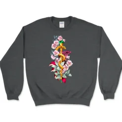 Sweat Unisex Bâton d'Asclépios - Floral-Codex Anatomicus Discount