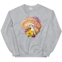 Sweat Unisex Cerveau II - Floral-Codex Anatomicus Online