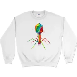 Sweat Unisexe Bacteriophage - Aquarelle-Codex Anatomicus Best