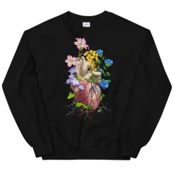 Sweat Unisexe Cœur I - Floral-Codex Anatomicus Hot