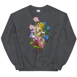 Sweat Unisexe Cœur I - Floral-Codex Anatomicus Hot