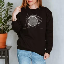 Sweat Unisexe Oeil - Chalkboard-Codex Anatomicus Discount