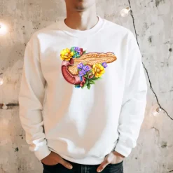 Sweat Unisexe Pancreas - Floral-Codex Anatomicus Best