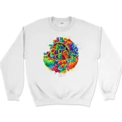 Sweat Unisexe Virus - Aquarelle-Codex Anatomicus