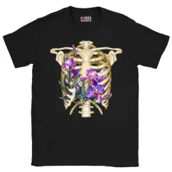 T-shirt Unisexe Cage Thoracique - Floral-Codex Anatomicus Best