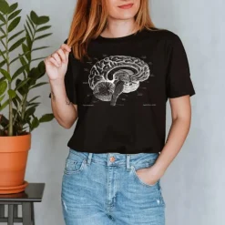 T-shirt Unisexe Cerveau - Chalkboard-Codex Anatomicus Outlet