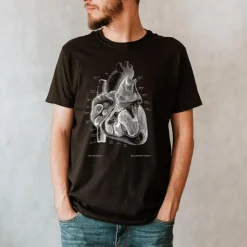 T-shirt Unisexe Coeur II - Chalkboard-Codex Anatomicus Hot