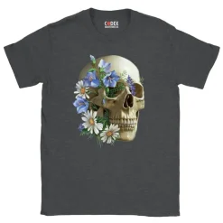 T-shirt Unisexe Crâne - Floral-Codex Anatomicus Sale