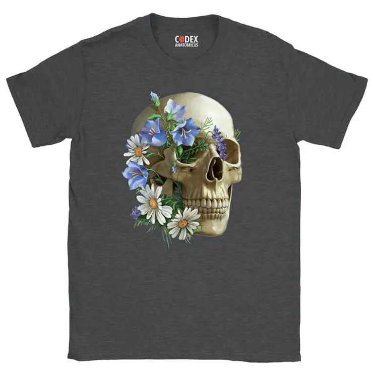 T-shirt Unisexe Crâne - Floral-Codex Anatomicus Sale