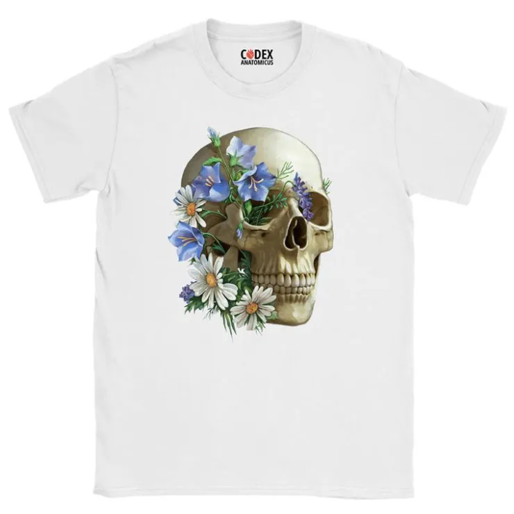 T-shirt Unisexe Crâne - Floral-Codex Anatomicus Sale