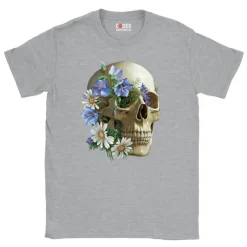 T-shirt Unisexe Crâne - Floral-Codex Anatomicus Sale