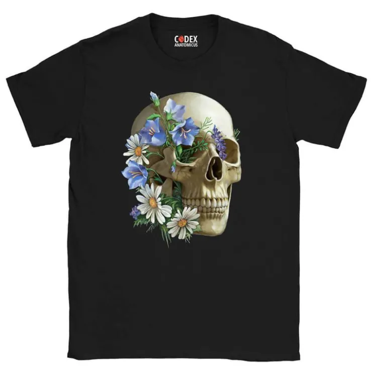 T-shirt Unisexe Crâne - Floral-Codex Anatomicus Sale
