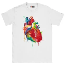 T-shirt Unisexe Cœur II - Aquarelle-Codex Anatomicus Best