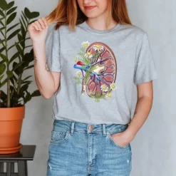 T-shirt Unisexe de Rein- Floral-Codex Anatomicus Discount