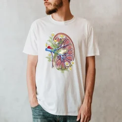 T-shirt Unisexe de Rein- Floral-Codex Anatomicus Discount