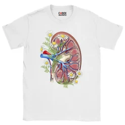 T-shirt Unisexe de Rein- Floral-Codex Anatomicus Discount