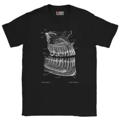 T-shirt Unisexe Dentaire - Chalkboard-Codex Anatomicus New