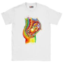 T-shirt Unisexe Fœtus - Aquarelle-Codex Anatomicus New