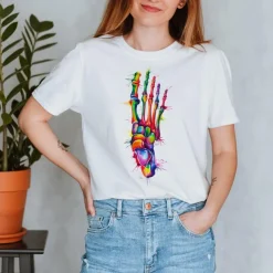 T-shirt Unisexe le Pied - Aquarelle-Codex Anatomicus New