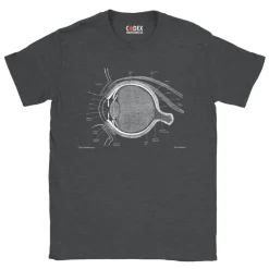 T-shirt Unisexe Oeil - Chalkboard-Codex Anatomicus Hot